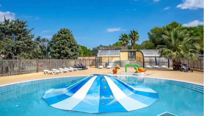 camping Beau Rivage Ciela Village Mèze bord de l'étang de Thau espace aquatique