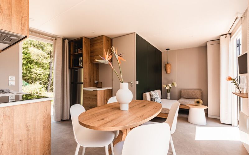 Les locations du camping Beau Rivage à Meze