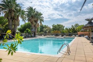 Parc aquatique du camping Beau Rivage à Mèze