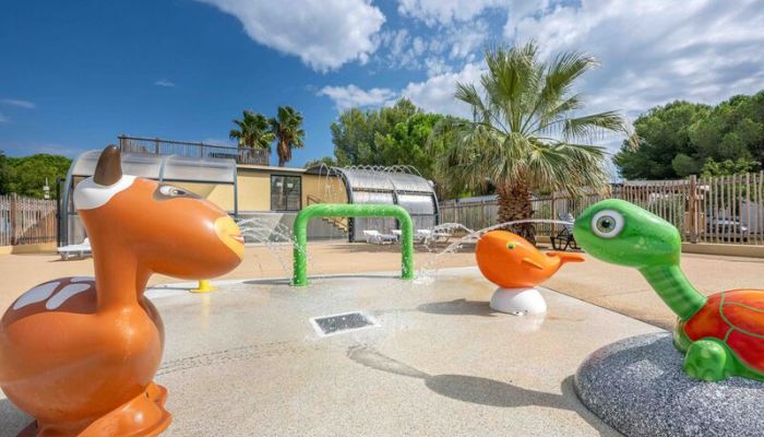 camping Beau Rivage Ciela Village Mèze bord de l'étang de Thau espace aquatique