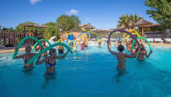 camping Beau Rivage Ciela Village Mèze bord de l'étang de Thau aquagym